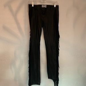 Black Leather Pants